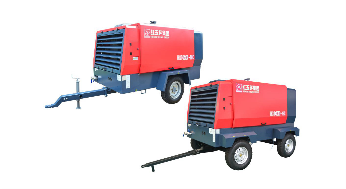 柴驅(qū)-HGT中低壓系列移動空壓機 HGT460、HGT550、柴移
