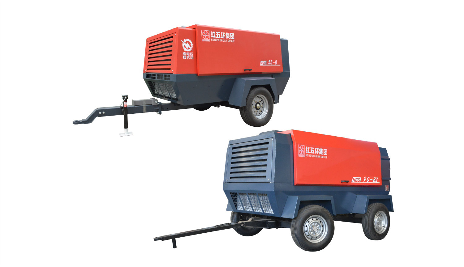 電驅-小型移動空壓機系列 HGD75、HGD90 電移