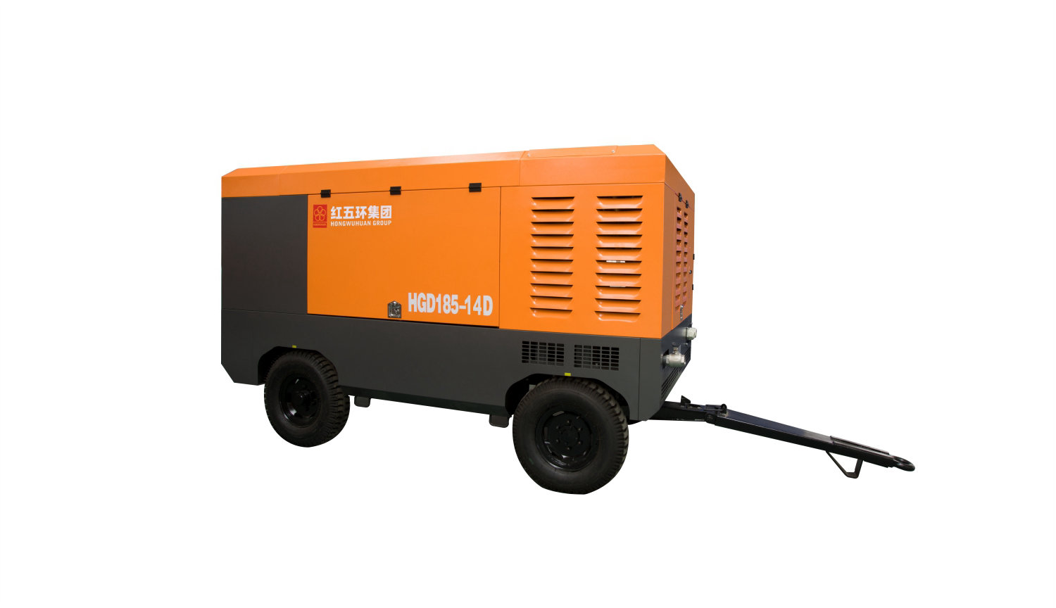 電驅-HGD兩級壓縮高壓系列移動空壓機 HGD200、HGD250 電移